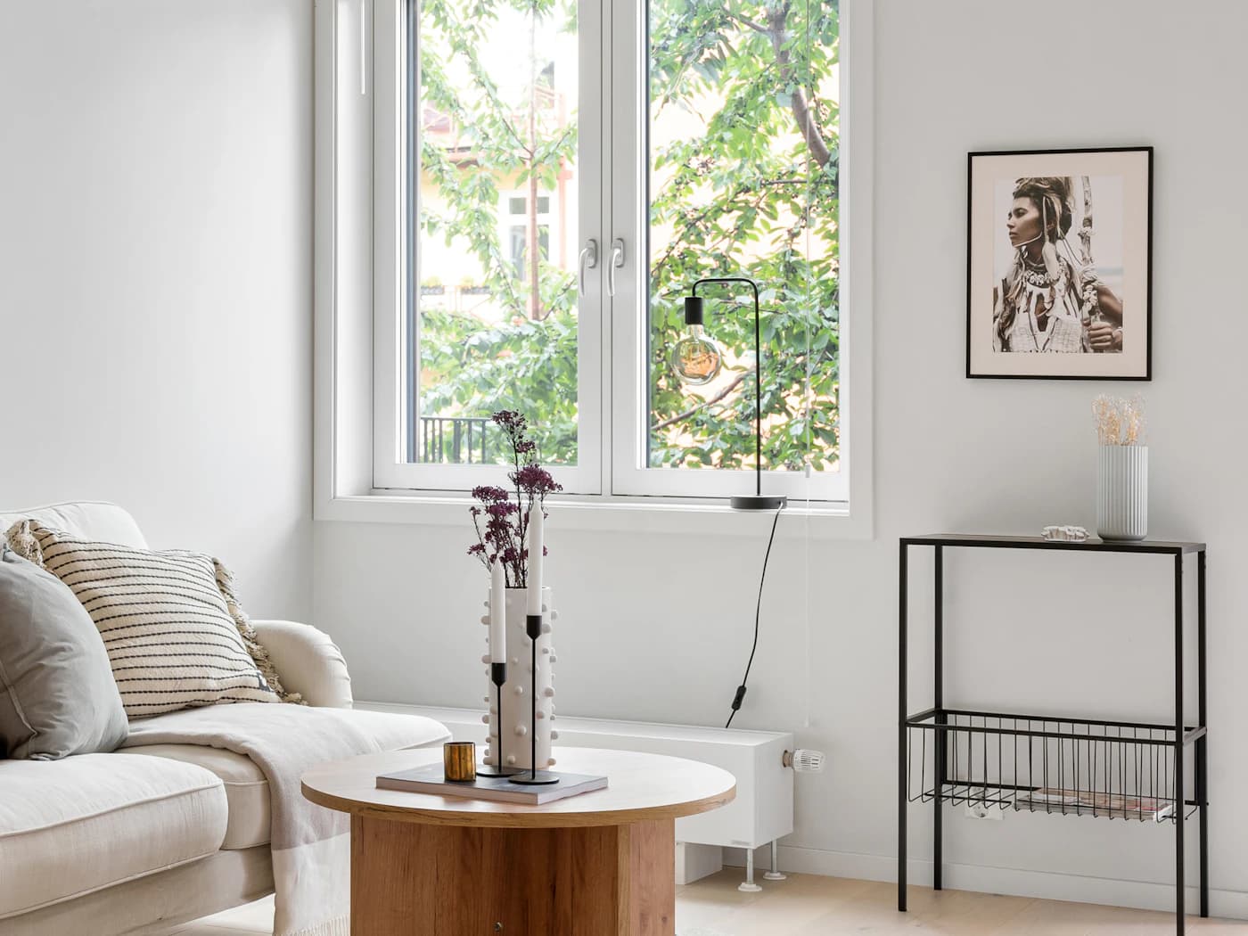 Illustrative photograph of a furnished living space
